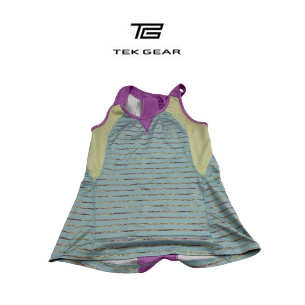 Tek Gear Multi-Color Yoga Top SZ M